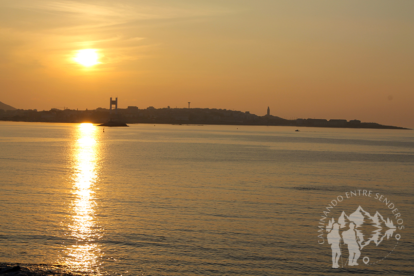 Atardecer en la Coruña